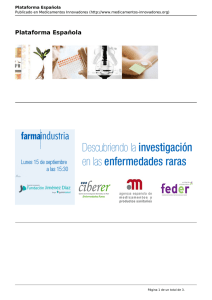 Plataforma Española Publicado en Medicamentos Innovadores (-innovadores.org)