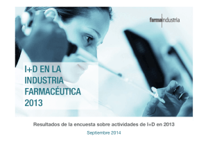I+D en la Industria Farmacéutica 2013