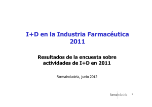 I+D en la Industria Farmacéutica 2011