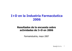 I+D en la Industria Farmacéutica 2006
