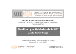 International Innovation Unit of Inovative Medicines Spanish Platform