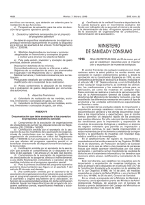 Royal Decree 65/2006, that establishes that import and export of biological samples requirements