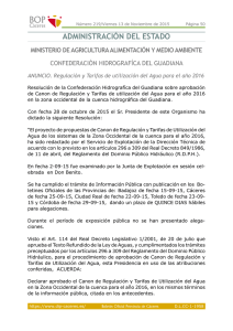 BOP ADMINISTRACIÓN DEL ESTADO MINISTERIO DE AgRICuLTuRA ALIMENTACIÓN y MEDIO AMbIENTE