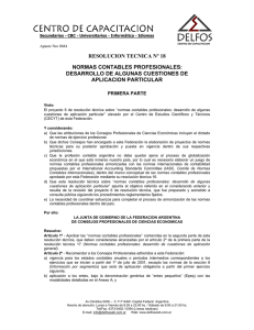 Resolución Técnica Nro. 18