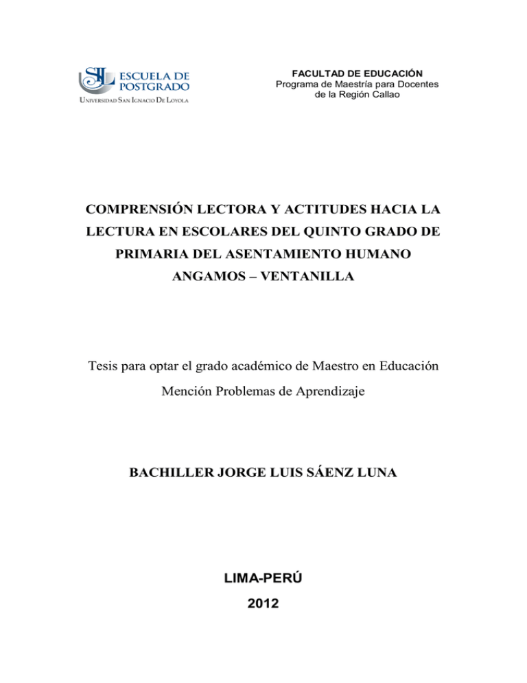 2012_Sáenz_Comprensión Lectora Y Actitudes Hacia La Lectura En ...