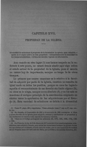 CAPITULO XVII. PROPIEDAD  DE LA  IGLESIA.