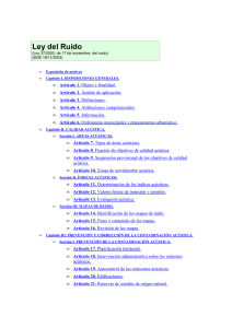 Disp. adic. 5ª de la Ley del Ruido