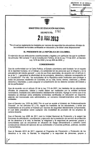 [+] DECRETO 1782 DEL 20 DE AGOSTO DE 2013