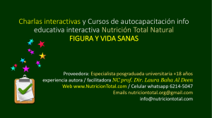 Charlas interactivas FIGURA Y VIDA SANAS y Cursos de autocapacitación info educativa interactiva