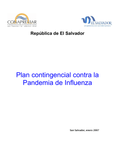 Spanish: plan contingencia contra la pandemia de influenza (2007)