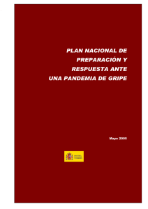 Spanish: Plan Nacional de Preparación y Respuesta ante una Pandemia de Gripe (2005)