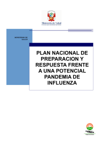 Spanish: plan nacional de preparación y respuesta frente a una potencial pandemia de influenza