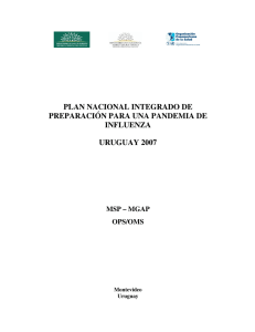 Spanish: plan nacional integrado de preparación para una pandemia de influenza (2007)
