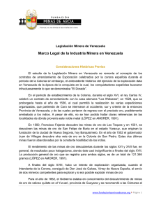 Descarga aquí el Marco Legal de la Industria Minera en Venezuela
