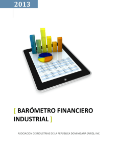 2013 [ ] BARÓMETRO FINANCIERO