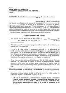 ▼ Formato de derecho de petición individual ADE.