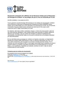 Declaración aclaratoria de la Misión de las Naciones Unidas para la Respuesta de Emergencia al Ebola pdf, 46kb