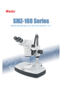 Estereo-Microscopio con razón de aumento 1:6.7