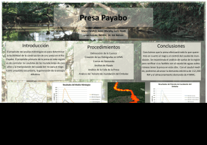 Presa Payabo  Introducción Conclusiones