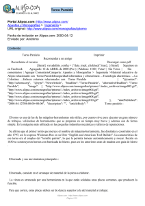 Torno Paralelo Portal Alipso.com:  Apuntes y Monografías