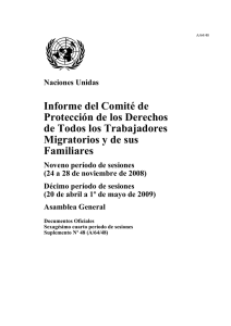 A/64/48 - Informe 2009