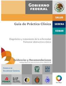 Guía de Práctica Clínica Evidencias y Recomendaciones Pulmonar obstructiva crónica