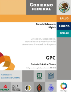 GPC Guía de Referencia Rápida Guía de Práctica Clínica