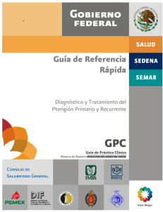GPC Guía de Referencia Rápida Diagnóstico y Tratamiento del