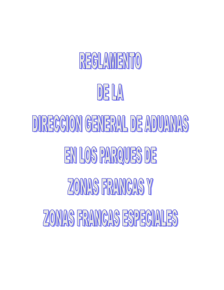 Reglamentos Acuerdo De Servicios Sobre Zonas Francas - 1994