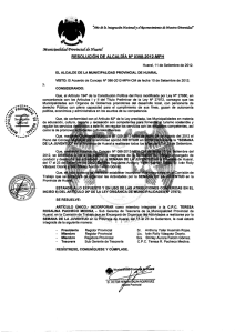 RESOLUCIÓN DE ALCALDÍA N° 0398-2012-MPH !MunicipalidááfProvincia{tfe1fuaral