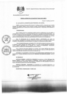 :Municipa[iáaá Provincial de Huarai RESOLUCiÓN DE ALCALDíA N° 0243-2012-MPH y Diversidad&#34;