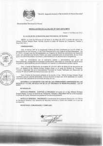 RESOLUCIÓN  DE  ALCALDÍA N° 0241-2012-MPH fa de ?rfunicípafidad Provincia[