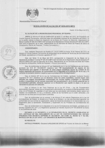 áe RESOLUCIÓN  DE  ALCALDÍA N°  0233-2012-MPH áe[ 5l.funicipafiáaá Provincia[
