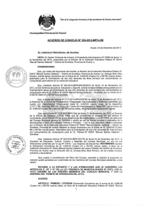 unicipalidád tfe '}{ uara{ 5l1 ACUERDO DE CONCEJO N° 109-2012-MPH-CM