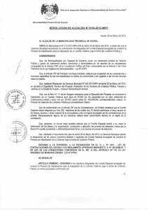 RESOLUCIÓN  DE  ALCALDÍA N°  0164-2012-MPH