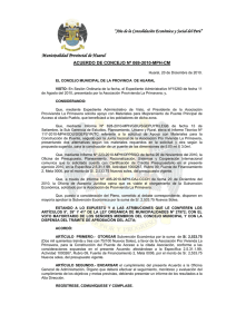 Municipalidad Provincial de Huaral ACUERDO DE CONCEJO Nº 069-2010-MPH-CM