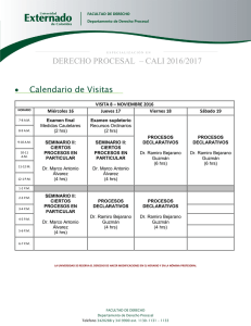 VISITA 8 &ndash; NOVIEMBRE 2016