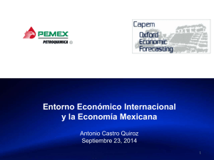 Entorno económico internacional y la economía mexicana