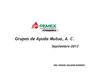 Grupos de Ayuda Mutua, A. C. Septiembre-2013 ING. MIGUEL SALAZAR RAMIREZ