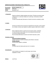 ESPECIFICACIONES FUNCIONALES DEL PRODUCTO Documento ARTÍCULO SERIE