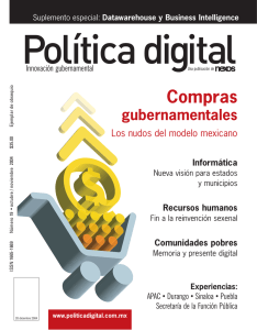Política digital Compras gubernamentales Los nudos del modelo mexicano