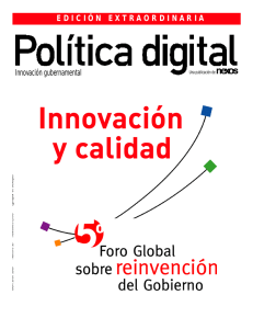 Innovación gubernamental Una publicación de
