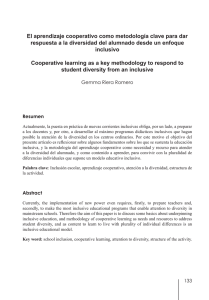 El aprendizaje coopetativo como metodología clave para dar respuesta a la diversidad.url