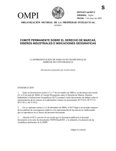 OMPI S COMITÉ PERMANENTE SOBRE EL DERECHO DE MARCAS,