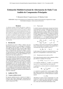 " Estimación Multiderivacional de Alternancias de Onda T con Análisis de Componentes Principales."