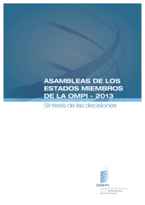 asambleas de los estados miembros de la ompi - 2013