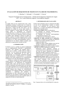 " Evaluación de requisitos de tráfico en una red de Telemedicina"