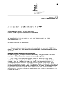 S Asambleas de los Estados miembros de la OMPI