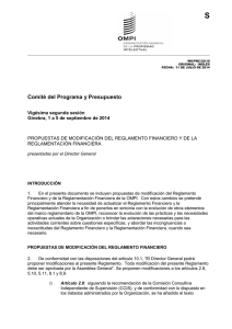 S Comité del Programa y Presupuesto Vigésima segunda sesión