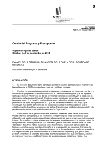 S Comité del Programa y Presupuesto Vigésima segunda sesión